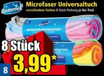 Norma Saubermax Microfaser Universaltuch Angebot