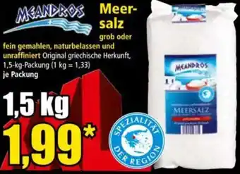 Norma MEANDROS Meersalz Angebot