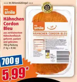 Norma My smile Hähnchen Cordon Bleu Angebot