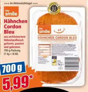 Norma My smile Hähnchen Cordon Bleu Angebot