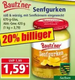 Norma Bautz'ner Senfgurken Angebot