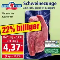 Norma Greifen Fleisch Schweinezunge Angebot