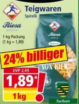 Norma Riesa Teigwaren Spirelli Angebot