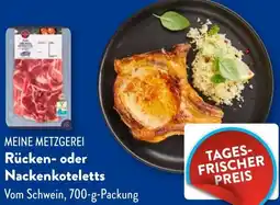 Aldi Süd MEINE METZGEREI Rücken- oder Nackenkoteletts Angebot