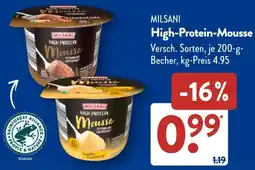 Aldi Süd MILSANI High-Protein-Mousse Angebot