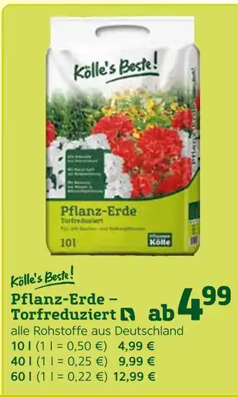 Pflanzen Kölle Kölle's beste! pflanz-erde – torfreduziert Angebot