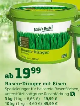 Pflanzen Kölle Kölle's beste! rasen-dünger mit eisen Angebot