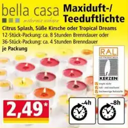 Norma bella casa Maxiduft-/ Teeduftlichte Angebot