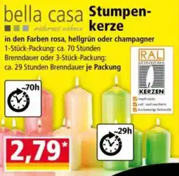 Norma bella casa Stumpenkerze Angebot