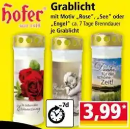 Norma hofer Grablicht Angebot