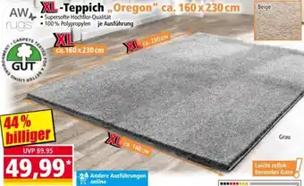 Norma AW rugs XL-Teppich Oregon Angebot