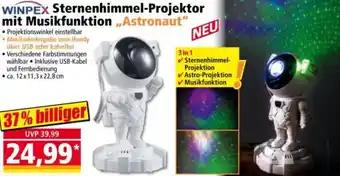 Norma WINPEX Sternenhimmel-Projektor mit Musikfunktion „Astronaut" Angebot