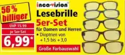 Norma inca-vision Lesebrille 5er-Set Angebot