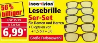 Norma inca-vision Lesebrille 5er-Set Angebot