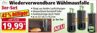 Norma GARDIGO Wiederverwendbare Wühlmausfalle 3er-Set Angebot