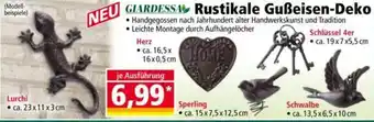 Norma GIARDESSA Rustikale Gußeisen-Deko Angebot