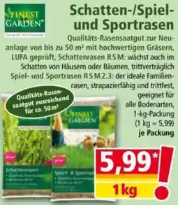 Norma FINEST GARDEN Schatten-/Spiel- und Sportrasen Angebot