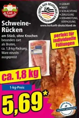 Norma Gut Bartenhof Schweine Rücken Angebot