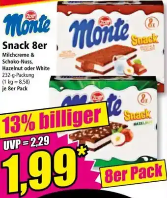 Norma Zott Monte Snack Angebot