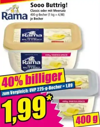 Norma Rama Sooo Buttrig! Angebot