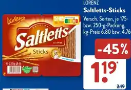 Aldi Süd LORENZ Saltletts-Sticks Angebot