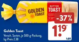 Aldi Süd Golden Toast Angebot