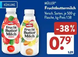 Aldi Süd MÜLLER Fruchtbuttermilch Angebot