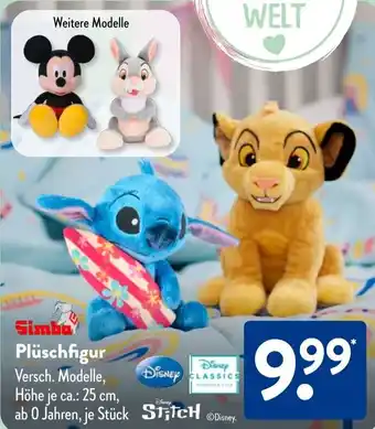 Aldi Süd Simba Plüschfigur Angebot