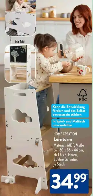 Aldi Süd HOME CREATION Lernturm Angebot