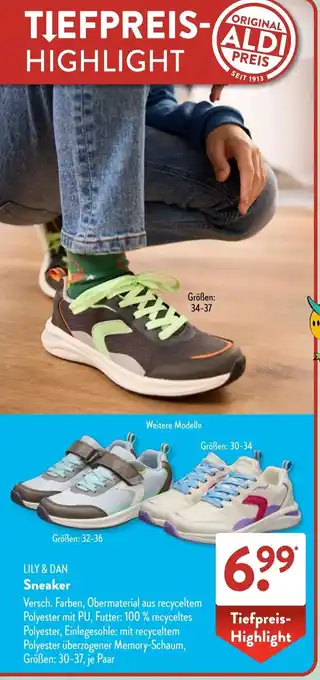 Aldi Süd LILY & DAN Sneaker Angebot