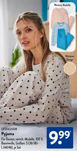 Aldi Süd UP2FASHION Pyjama Angebot