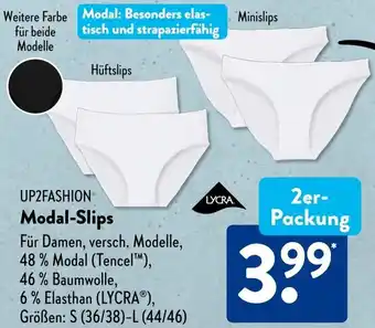 Aldi Süd UP2FASHION Modal-Slips Angebot