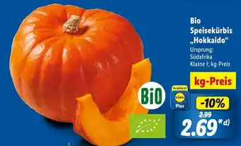 Lidl Bio speisekürbis hokkaido Angebot