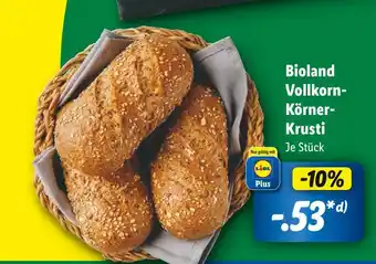 Lidl Bioland vollkorn-körner-krusti Angebot