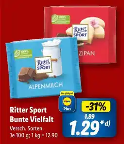 Lidl Ritter sport bunte vielfalt Angebot