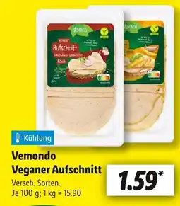 Lidl Vemondo veganer aufschnitt Angebot