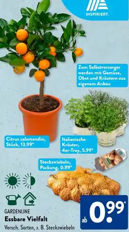 Aldi Süd GARDENLINE Essbare Vielfalt Angebot