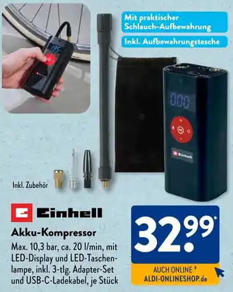 Aldi Süd Einhell Akku Kompressor Angebot