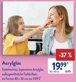 Aldi Süd Acrylglas Angebot