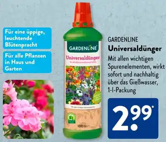 Aldi Süd GARDENLINE Universaldünger Angebot