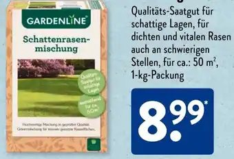 Aldi Süd GARDENLINE Schattenrasenmischung Angebot