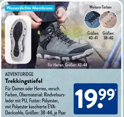 Aldi Süd ADVENTURIDGE Trekkingstiefel Angebot