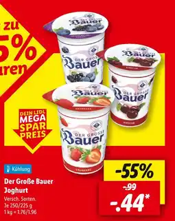 Lidl Bauer der große bauer joghurt Angebot