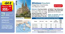 Lidl Costa smeralda mittelmeer kreuzfahrt Angebot