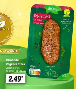 Lidl Vemondo vegan steak Angebot