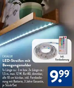 Aldi Süd CASALUX LED-Streifen mit Bewegungsmelder Angebot