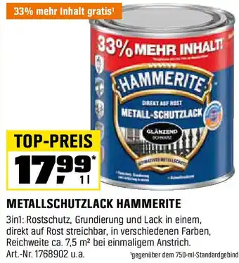 OBI Metall-schutzlack HAMMERITE Angebot