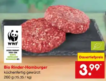 Netto Marken-Discount Bio Rinder-Hamburger Angebot