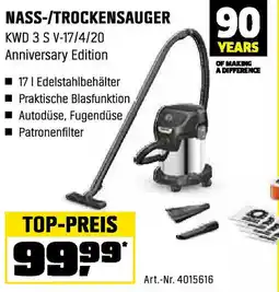 OBI Nass-/trockensauger KWD 3 S V-17/4/20 Angebot