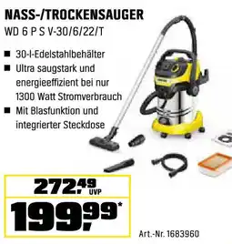 OBI Nass-/trockensauger WD 6 PS V-30/6/22/T Angebot